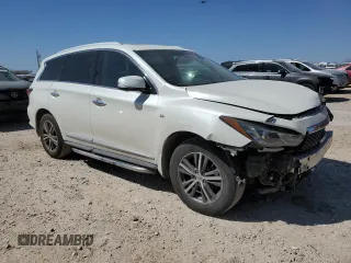 2017 Infiniti QX60 with VIN 5N1DL0MM1HC521627, listed as a Copart auction lot 48696865 with 122,309 mi miles and Salvage Title. Bid and sale history available at carsss.com. Image 4.