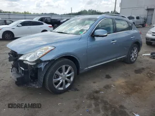 2017 Infiniti QX50 with VIN JN1BJ0RR0HM402499, listed as a Copart auction lot 64381555 with 106,755 mi miles and Salvage title. Bid and sale history available at DreamBid. Image 1.