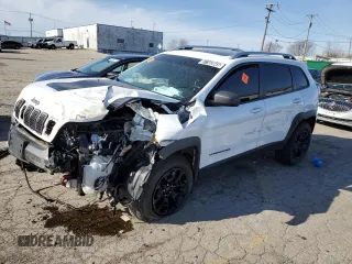 2021 Jeep Cherokee Trailhawk with VIN 1C4PJMBX9MD126871, listed as a Copart auction lot 51162845 with 54,771 mi miles and Clean title. Bid and sale history available at DreamBid. Image 1.