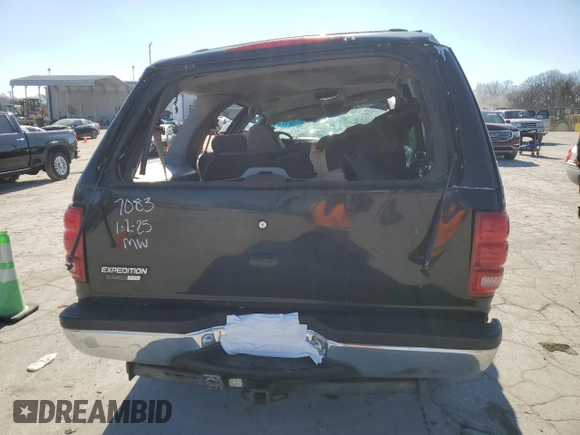 1999 Ford Expedition XLT z VIN 1FMRU1862XLB37083, wystawiony jako Copart lot #42393035 z przebiegiem Nie podano mil oraz Szkoda całkowita • Salvage title. Historia ofert i sprzedaży dostępna na DreamBid. Obrazek 6.