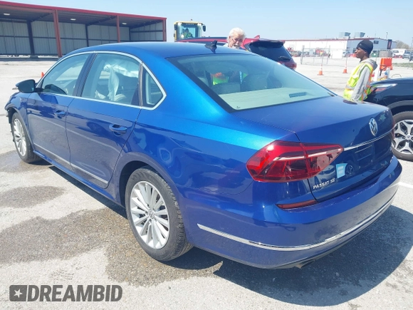 2017 Volkswagen Passat 1.8T SE with VIN 1VWBT7A31HC021299, listed as a IAAI auction lot 41961686 with 135,912 mi miles. Bid and sale history available at carsss.com. Image 3.
