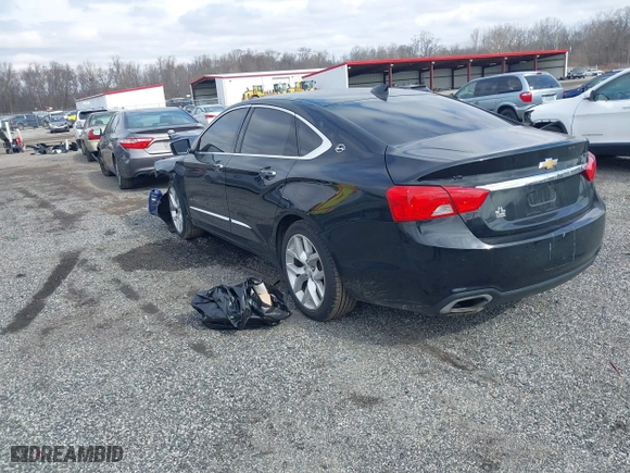 2018 Chevrolet Impala Premier with VIN 1G1125S33JU144065, listed as a IAAI auction lot 41635549 with 103,607 mi miles. Bid and sale history available at carsss.com. Image 3.