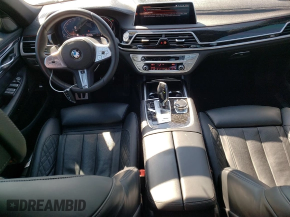 2020 BMW 7 Series 740i xDrive with VIN WBA7T4C03LCD02216, listed as a Copart auction lot 70329143 with 22,696 mi miles. Bid and sale history available at carsss.com. Image 8.