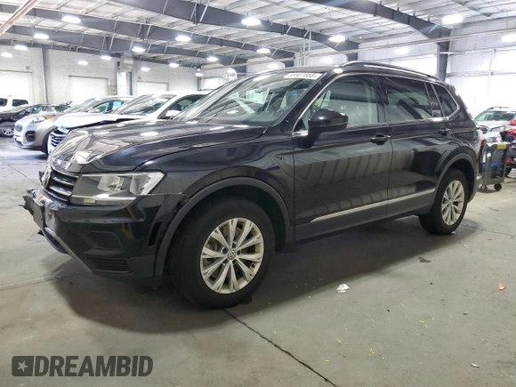 2018 Volkswagen Tiguan SEL с VIN 3VV2B7AX0JM151444, выставлен на аукционе Copart как лот 55907855 с пробегом 62 491 миль миль и Списание • Salvage title. История ставок и продаж доступна на DreamBid. Изображение 1.