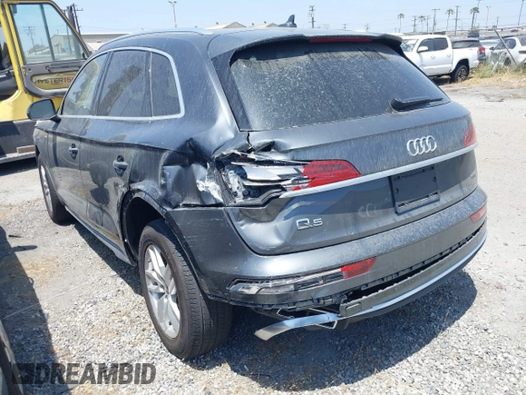 2022 Audi Q5 S line Premium z VIN WA1GAAFY3N2088773, wystawiony jako IAAI lot #41969990 z przebiegiem 22 922 mil mil oraz . Historia ofert i sprzedaży dostępna na DreamBid. Obrazek 3.