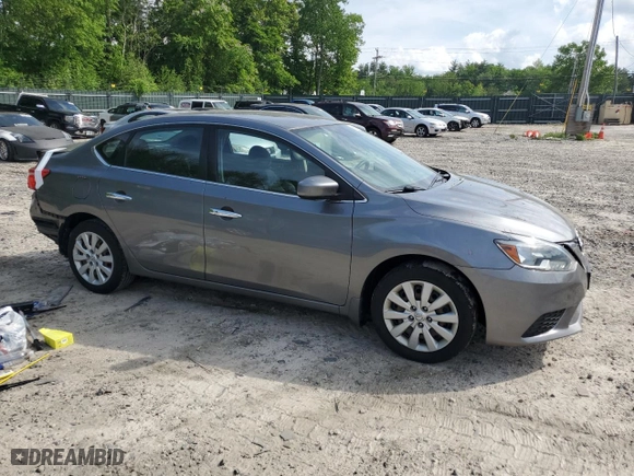 2017 Nissan Sentra SV with VIN 3N1AB7AP0HY303870, listed as a Copart auction lot 68478234 with 93,448 mi miles and Salvage Title. Bid and sale history available at carsss.com. Image 4.