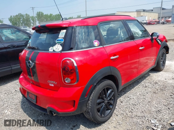 2012 MINI Countryman S with VIN WMWZC5C52CWL61795, listed as a IAAI auction lot 42434505 with 55,948 mi miles and . Bid and sale history available at DreamBid. Image 4.