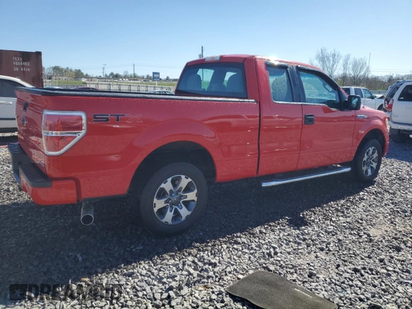 2013 Ford F-150 XL with VIN 1FTFX1CF8DFD90845, listed as a Copart auction lot 49657005 with 113,509 mi miles and Salvage Title. Bid and sale history available at carsss.com. Image 3.