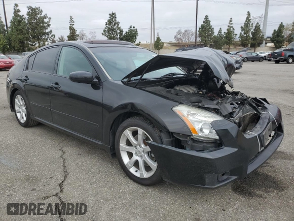 2008 Nissan Maxima SE with VIN 1N4BA41E38C809788, listed as a Copart auction lot 55996735 with Not provided miles and Salvage title. Bid and sale history available at DreamBid. Image 4.
