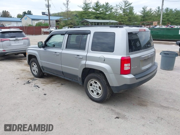 2016 Jeep Patriot Sport with VIN 1C4NJRBB0GD763788, listed as a IAAI auction lot 42100643 with 135,241 mi miles and . Bid and sale history available at carsss.com. Image 3.