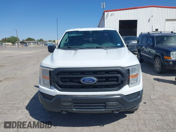 2022 Ford F-150 XL with VIN 1FTFW1E53NFA27670, listed as a IAAI auction lot 41976233 with 116,691 mi miles. Bid and sale history available at carsss.com. Image 12.