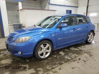 2005 Mazda 3 s with VIN JM1BK343751269915, listed as a Copart auction lot 45502865 with 83,763 mi miles and Salvage Title. Bid and sale history available at carsss.com. Image 1.