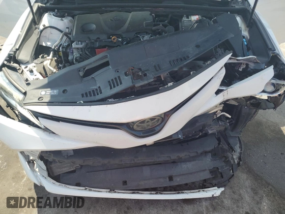2018 Toyota Camry LE with VIN 4T1B11HK0JU512400, listed as a Copart auction lot 55839265 with 117,510 mi miles and Salvage title. Bid and sale history available at DreamBid. Image 11.