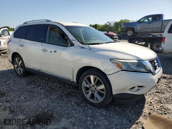 2013 Nissan Pathfinder SL with VIN 5N1AR2MM7DC669529, listed as a Copart auction lot 51936145 with 171,977 mi miles and Salvage Title. Bid and sale history available at carsss.com. Image 4.