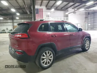 2016 Jeep Cherokee Limited with VIN 1C4PJMDSXGW318746, listed as a Copart auction lot 52601625 with 198,354 mi miles and Salvage title. Bid and sale history available at DreamBid. Image 3.
