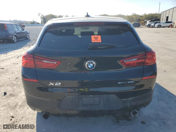 2019 BMW X2 sDrive28i with VIN WBXYJ3C57KEP77602, listed as a Copart auction lot 47084175 with NaN miles and Clean Title. Bid and sale history available at carsss.com. Image 6.