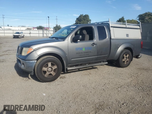 2005 Nissan Frontier SE with VIN 1N6AD06U75C427102, listed as a Copart auction lot 81994614 with 216,750 mi miles and Salvage title. Bid and sale history available at DreamBid. Image 1.