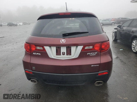 2011 Acura RDX with VIN 5J8TB1H29BA003609, listed as a Copart auction lot 43600265 with 134,600 mi miles and Salvage title. Bid and sale history available at DreamBid. Image 6.