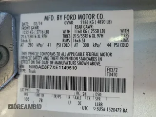 2014 Ford Transit Connect XLT с VIN NM0AE8F7XE1149510, выставлен на аукционе Copart как лот 82015004 с пробегом 75 499 миль миль и Списание • Salvage title. История ставок и продаж доступна на DreamBid. Изображение 16.