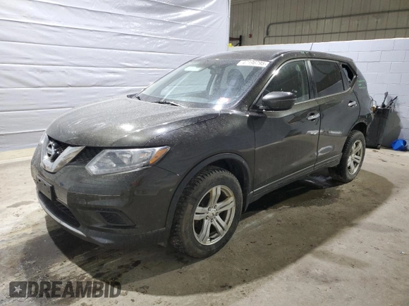 2016 Nissan Rogue S with VIN JN8AT2MV0GW151235, listed as a Copart auction lot 47196795 with 142,144 mi miles and Salvage Title. Bid and sale history available at carsss.com. Image 1.