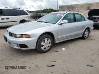 2002 Mitsubishi Galant ES z VIN 4A3AA46G42E117189, wystawiony jako Copart lot #68738064 z przebiegiem 147 493 mil mil oraz Szkody całkowita. Historia ofert i sprzedaży dostępna na DreamBid. Obrazek 1.