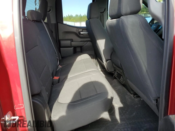 2020 Chevrolet Silverado 1500 Custom with VIN 1GCRWBEH0LZ311492, listed as a Copart auction lot 87042804 with 112,551 mi miles and Salvage Title. Bid and sale history available at carsss.com. Image 10.
