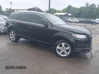 2015 Audi Q7 3.0T Premium with VIN WA1CGAFE5FD028390, listed as a IAAI auction lot 34964639 with 82,332 mi miles. Bid and sale history available at carsss.com. Image 1.