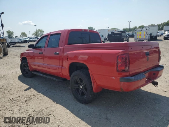 2007 Dodge Dakota SLT with VIN 1D7HW48KX7S137451, listed as a Copart auction lot 65422694 with 111,820 mi miles and Clean Title. Bid and sale history available at carsss.com. Image 2.