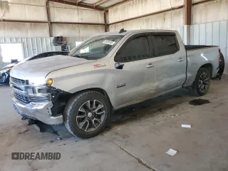 2021 Chevrolet Silverado 1500 LT with VIN 1GCUYDED1MZ126625, listed as a Copart auction lot 66088345 with 44,297 mi miles and Salvage title. Bid and sale history available at DreamBid. Image 1.
