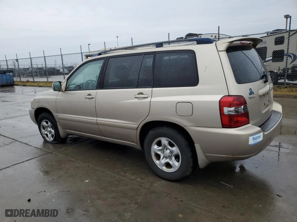 2007 Toyota Highlander with VIN JTEGD21A270161199, listed as a Copart auction lot 43567465 with 127,883 mi miles and Salvage Title. Bid and sale history available at carsss.com. Image 2.