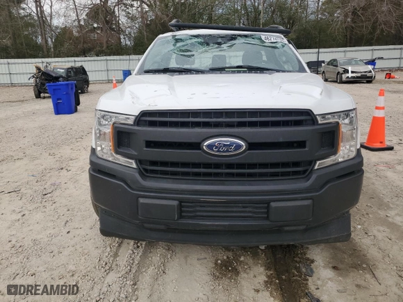 2019 Ford F-150 XL with VIN 1FTMF1CB7KKD21883, listed as a Copart auction lot 46218245 with 128,411 mi miles and Salvage Title. Bid and sale history available at carsss.com. Image 5.