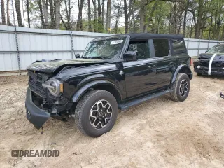 2023 Ford Bronco with VIN 1FMDE5BH0PLB30495, listed as a Copart auction lot 51380065 with 18,156 mi miles and Salvage Title. Bid and sale history available at carsss.com. Image 1.