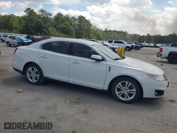 2010 Lincoln MKS with VIN 1LNHL9DR0AG615403, listed as a Copart auction lot 55128235 with 168,209 mi miles and Clean Title. Bid and sale history available at DreamBid. Image 4.