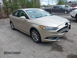 2017 Ford Fusion Hybrid SE with VIN 3FA6P0LU4HR301943, listed as a IAAI auction lot 42217709 with 102,791 mi miles and . Bid and sale history available at DreamBid. Image 1.