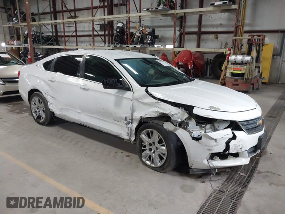 2015 Chevrolet Impala LS with VIN 1G11Z5SL3FU126426, listed as a IAAI auction lot 41911101 with 160,290 mi miles and . Bid and sale history available at DreamBid. Image 1.