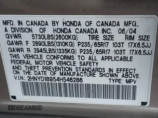 2004 Acura MDX Touring Pkg RES w/Nav with VIN 2HNYD18954H546286, listed as a IAAI auction lot 42009606 with 198,037 mi miles. Bid and sale history available at carsss.com. Image 9.