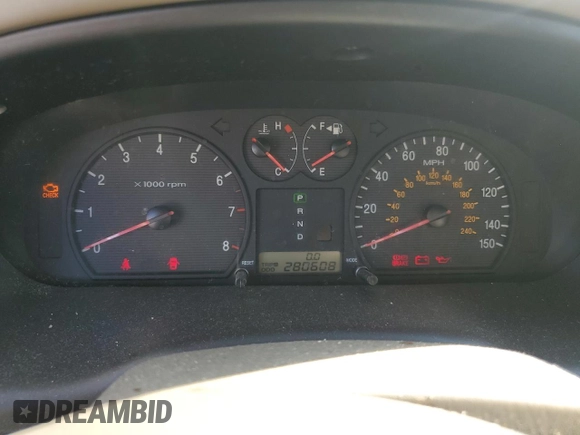 2004 Hyundai Sonata GLS with VIN KMHWF35HX4A971396, listed as a Copart auction lot 75762914 with 280,608 mi miles and Salvage Title. Bid and sale history available at carsss.com. Image 9.