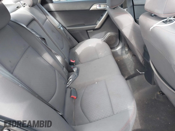 2010 Kia Forte SX with VIN KNAFW4A39A5054469, listed as a IAAI auction lot 41526636 with 115,008 mi miles. Bid and sale history available at carsss.com. Image 8.