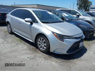 2020 Toyota Corolla LE with VIN JTDEPRAE0LJ080690, listed as a IAAI auction lot 41905637 with 32,904 mi miles and . Bid and sale history available at DreamBid. Image 1.