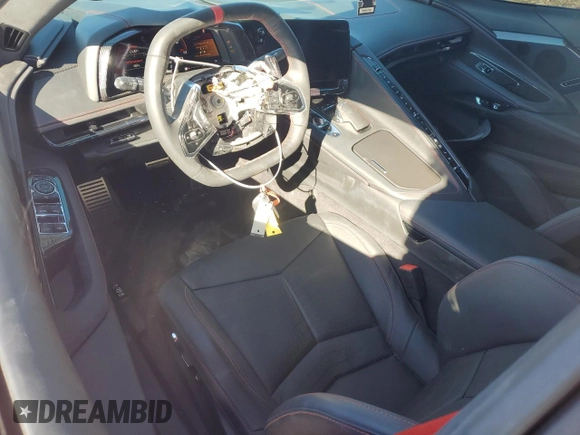 2023 Chevrolet Corvette 3LT с VIN 1G1YC3D45P5140897, выставлен на аукционе Copart как лот 85944984 с пробегом 2 699 миль миль и Списание • Salvage title. История ставок и продаж доступна на DreamBid. Изображение 8.