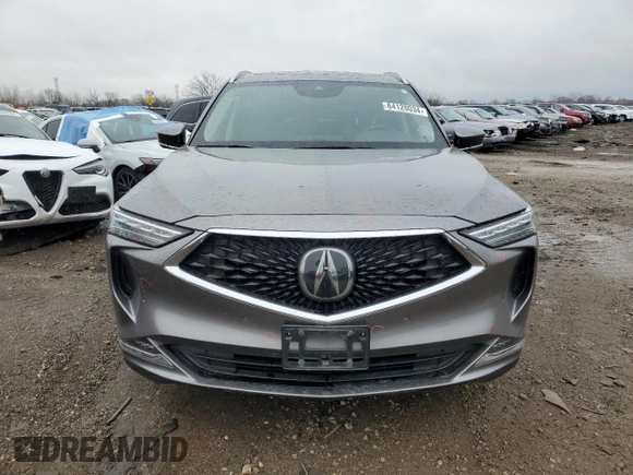 2022 Acura MDX w/Advance Package with VIN 5J8YE1H81NL032600, listed as a Copart auction lot 84120034 with 24,023 mi miles and Salvage Title. Bid and sale history available at carsss.com. Image 5.