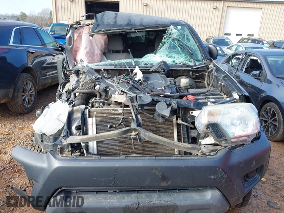 2015 Toyota Tacoma with VIN 3TMLU4EN8FM195249, listed as a IAAI auction lot 41416129 with 129,544 mi miles. Bid and sale history available at carsss.com. Image 12.