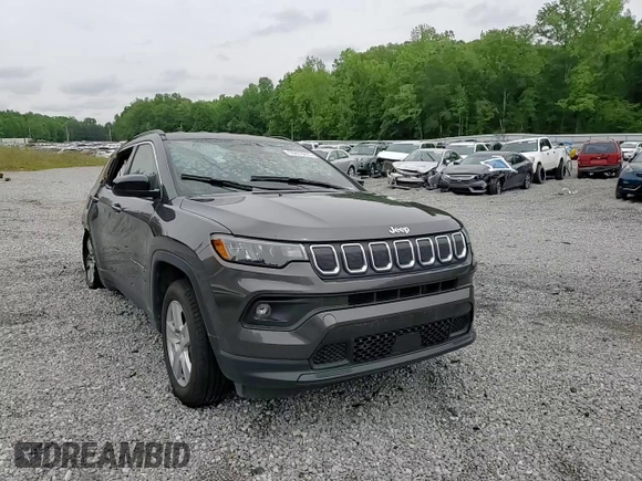 2022 Jeep Compass Latitude с VIN 3C4NJCBB3NT234744, выставлен на аукционе Copart как лот 55816285 с пробегом Не указан миль и Списание • Salvage title. История ставок и продаж доступна на DreamBid. Изображение 14.