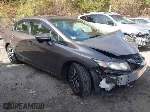 2015 Honda Civic EX with VIN 2HGFB2F80FH507306, listed as a IAAI auction lot 40719705 with 102,148 mi miles and . Bid and sale history available at DreamBid. Image 1.