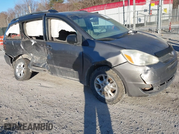 2005 Toyota Sienna LE with VIN 5TDBA23C15S032144, listed as a IAAI auction lot 41445395 with 258,574 mi miles and . Bid and sale history available at DreamBid. Image 1.