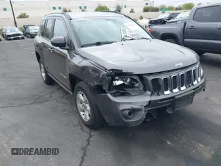 2017 Jeep Compass Sport with VIN 1C4NJCBB6HD134437, listed as a IAAI auction lot 42064834 with 118,685 mi miles and . Bid and sale history available at DreamBid. Image 1.
