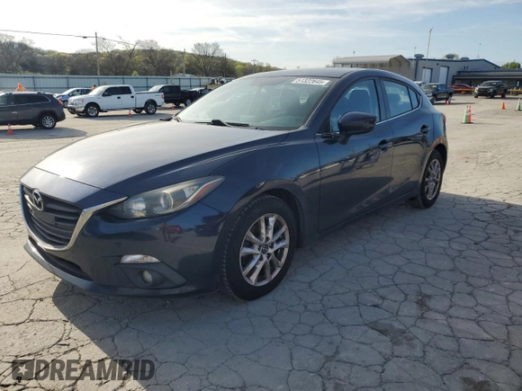 2015 Mazda 3 i Touring with VIN JM1BM1L71F1272572, listed as a Copart auction lot 51322645 with 122,966 mi miles and Clean Title. Bid and sale history available at DreamBid. Image 1.