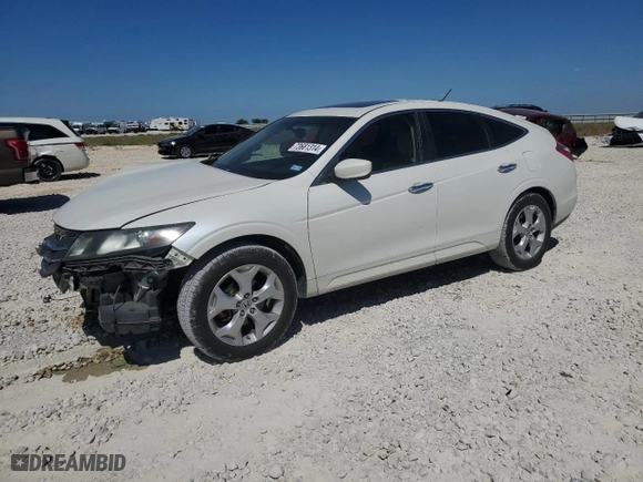 2010 Honda Accord Crosstour EX-L with VIN 5J6TF2H51AL011431, listed as a Copart auction lot 75486454 with 186,433 mi miles and Salvage Title. Bid and sale history available at carsss.com. Image 1.