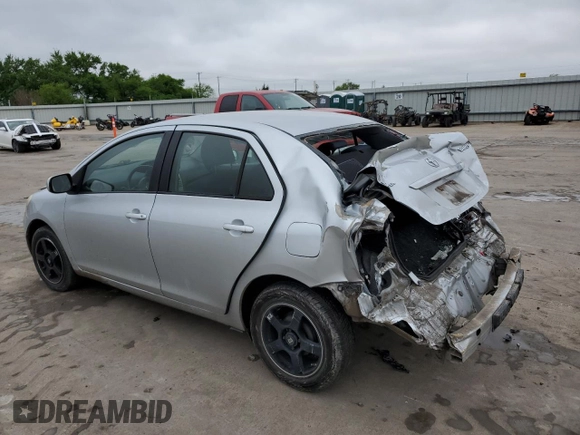 2010 Toyota Yaris with VIN JTDBT4K39A1380336, listed as a Copart auction lot 51855835 with 141,745 mi miles and Salvage Title. Bid and sale history available at DreamBid. Image 2.