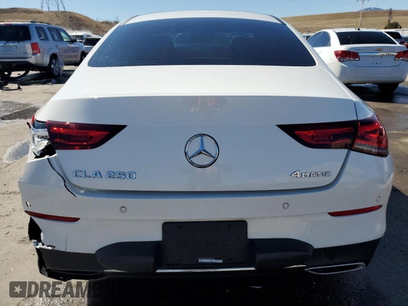 2021 Mercedes-Benz CLA with VIN W1K5J4HBXMN223046, listed as a Copart auction lot 47775415 with 30,477 mi miles and Salvage Title. Bid and sale history available at carsss.com. Image 6.